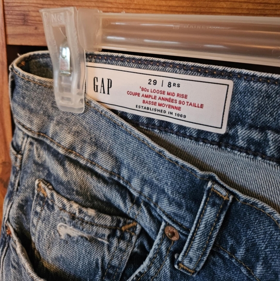 GAP 90s loose mid rise jeans - Picture 3 of 8
